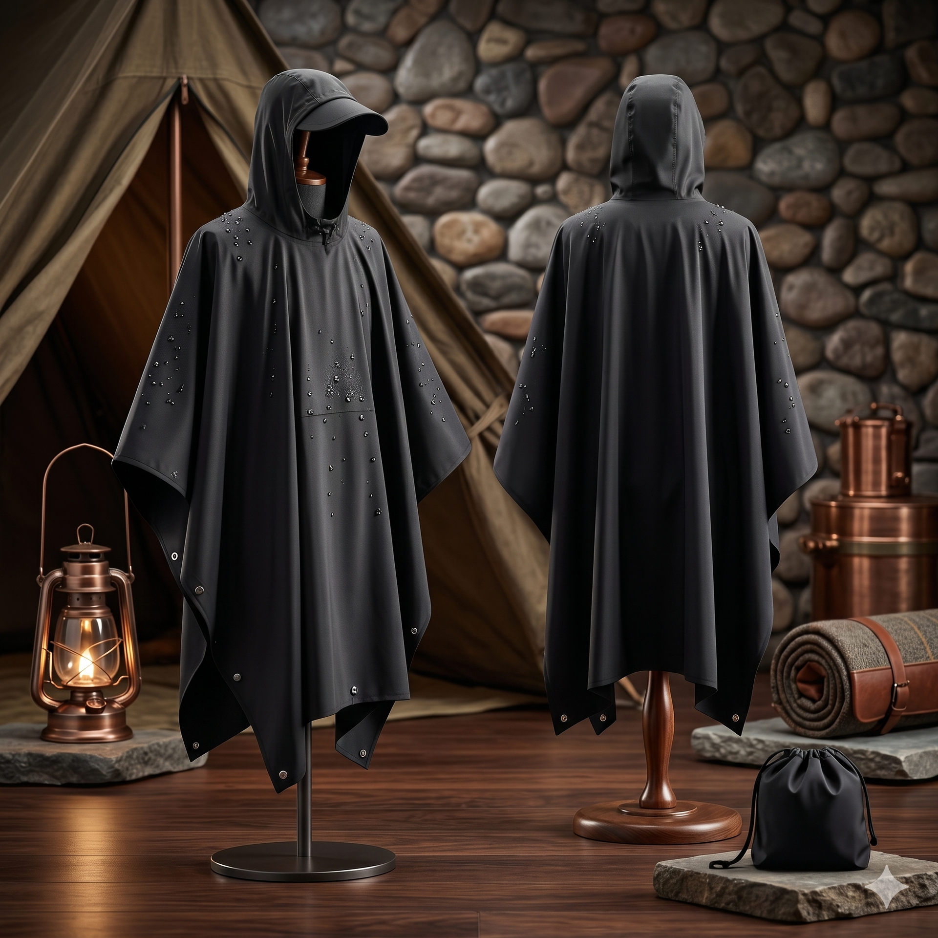 PONCHO MILITAIRE 3 EN 1