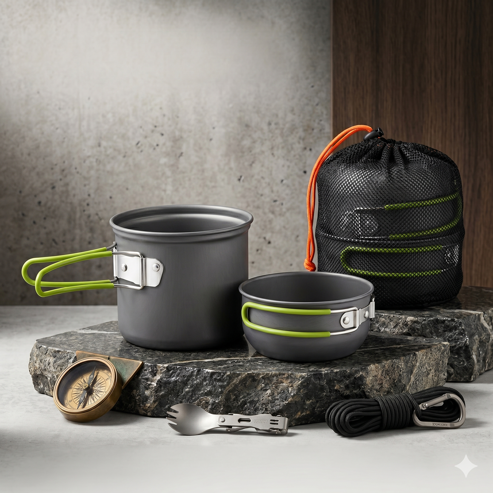ENSEMBLE DE CASSEROLES DE CAMPING